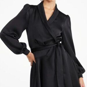 Just Fab Satin Wrap Mini Dress NWT Misses Size XL(8-10)